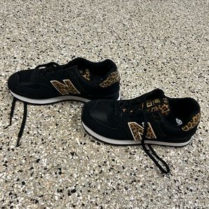 Black Leopard New Balance Size 9
